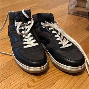 rag & bone Black and Gray High-Top Sneakers